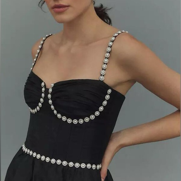 V. Chapman Black Dress - Picture 2 of 8